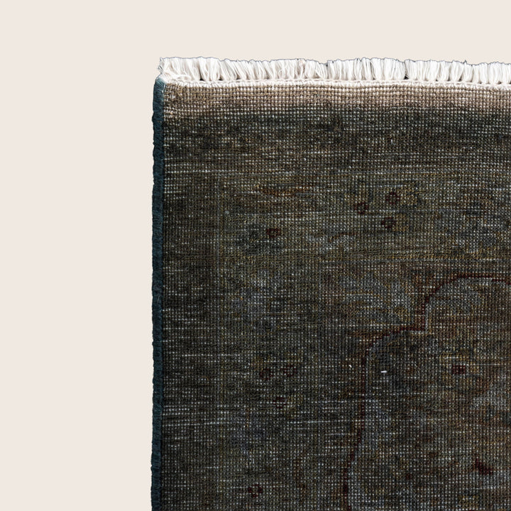 Black Traditional Samsara Wool Rug - 9'3" x 12'2"