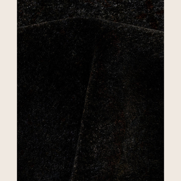Black Traditional Samsara Wool Rug - 9'3" x 12'2"