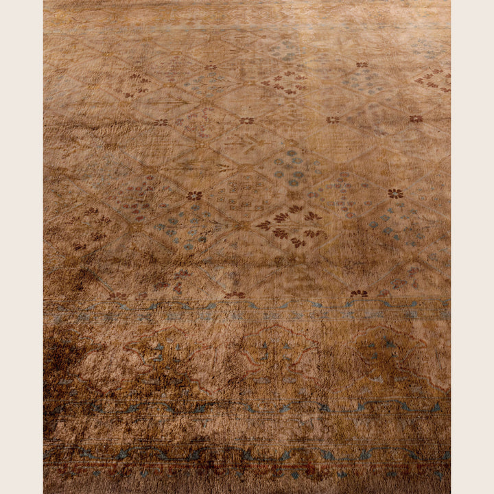 Gold Traditional Samsara Wool Rug - 8'3" x 10'2"