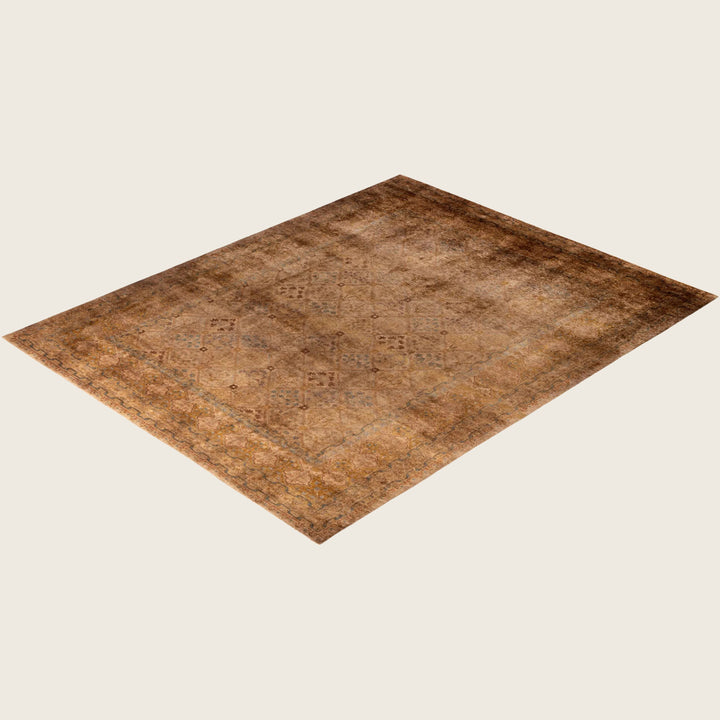 Gold Traditional Samsara Wool Rug - 8'3" x 10'2"