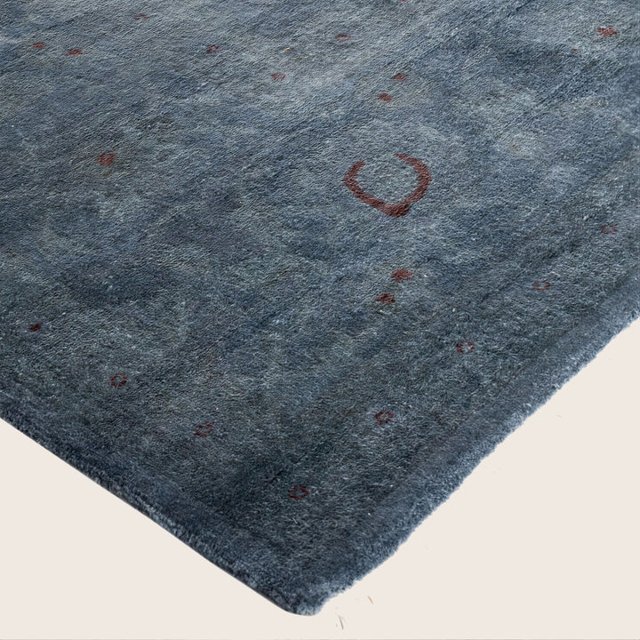 Grey Traditional Samsara Wool Rug - 8' x 10'1"