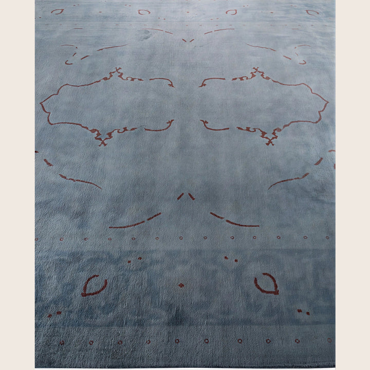 Grey Traditional Samsara Wool Rug - 8' x 10'1"