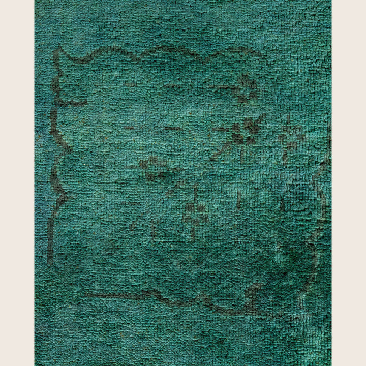 Green Traditional Samsara Wool Rug - 8'1" x 9'10"