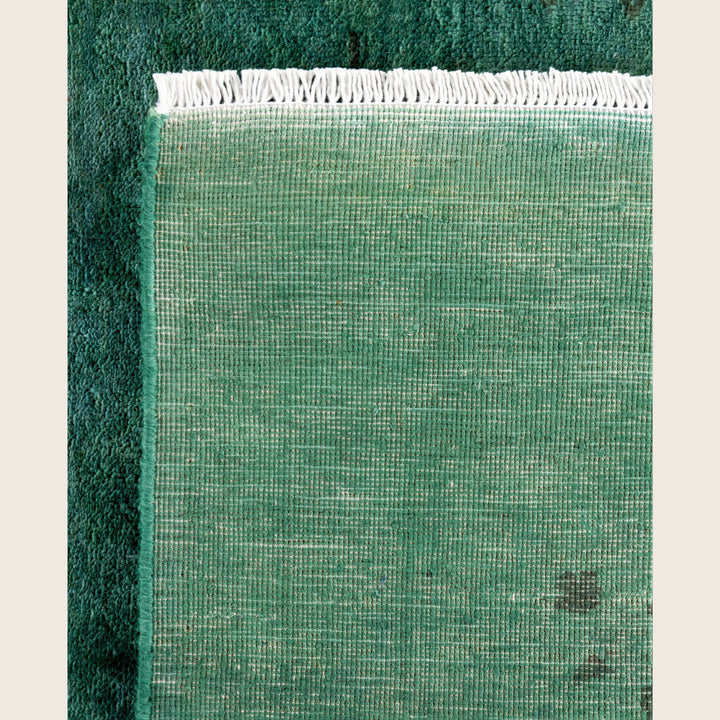 Green Traditional Samsara Wool Rug - 8'1" x 9'10"