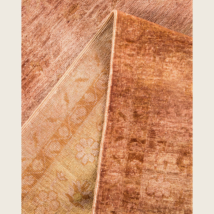 Yellow Traditional Samsara Wool Rug - 9' x 11'9"