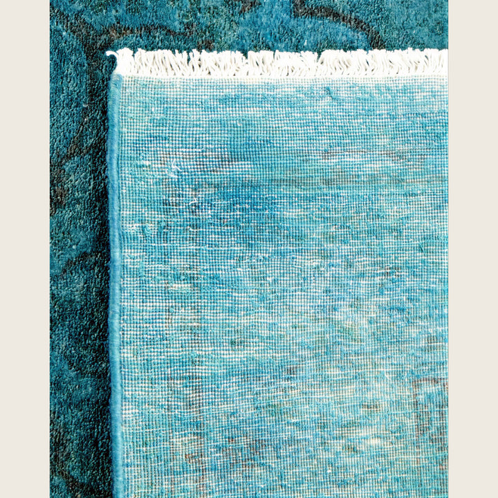 Blue Traditional Samsara Wool Rug - 4'2" x 6'1"