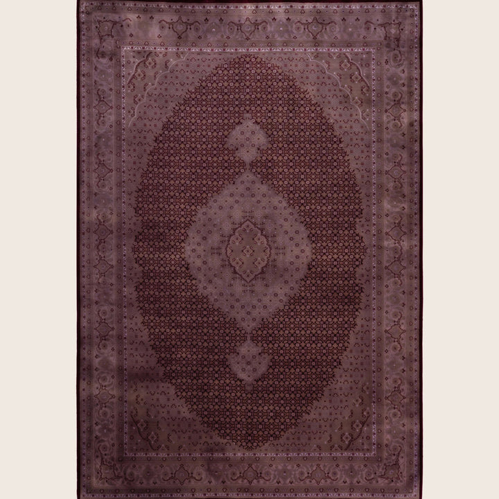 Grey Traditional Samsara Wool Rug - 6'2" x 9'2"