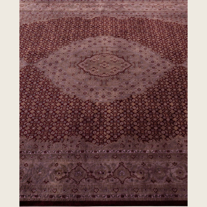 Grey Traditional Samsara Wool Rug - 6'2" x 9'2"