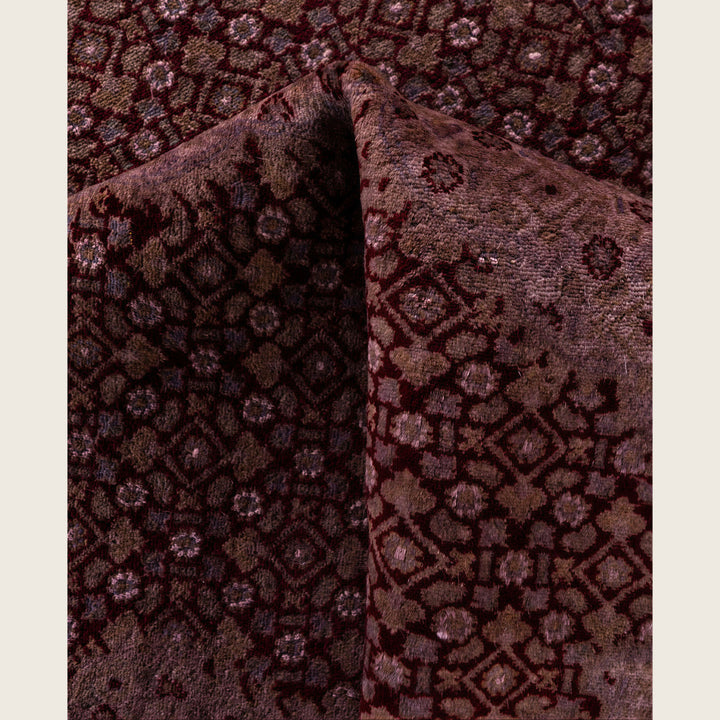 Grey Traditional Samsara Wool Rug - 6'2" x 9'2"