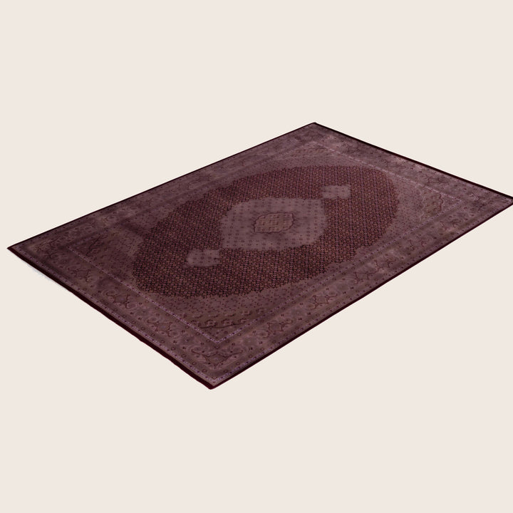 Grey Traditional Samsara Wool Rug - 6'2" x 9'2"