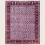 Purple Traditional Samsara Wool Rug - 8'3" x 10'4"