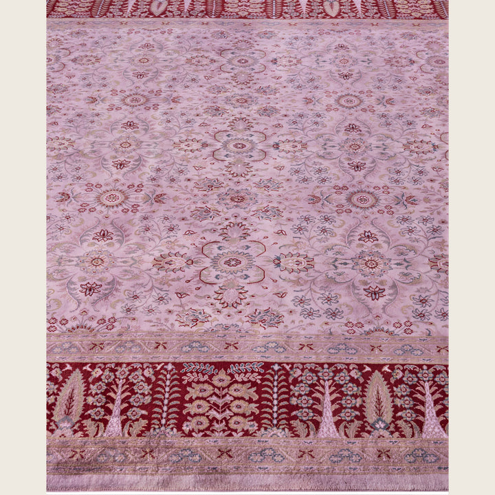 Purple Traditional Samsara Wool Rug - 8'3" x 10'4"