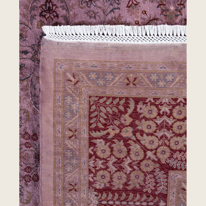 Purple Traditional Samsara Wool Rug - 8'3" x 10'4"