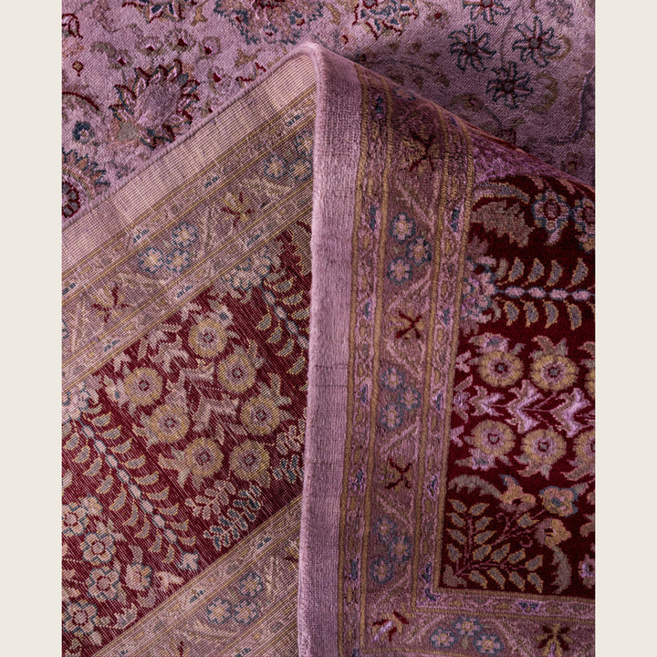 Purple Traditional Samsara Wool Rug - 8'3" x 10'4"