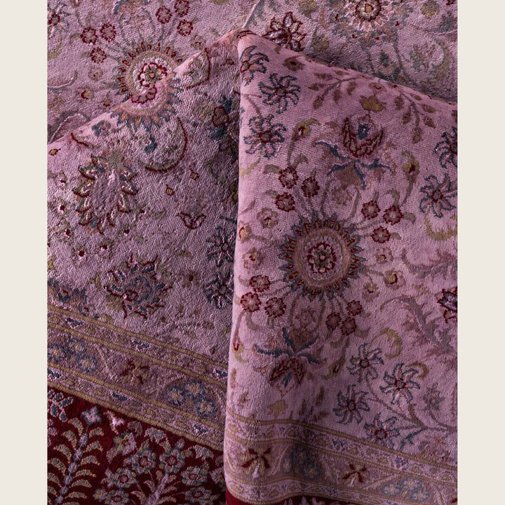 Purple Traditional Samsara Wool Rug - 8'3" x 10'4"