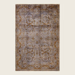 Grey Traditional Samsara Wool Rug - 6'1" x 9'2"