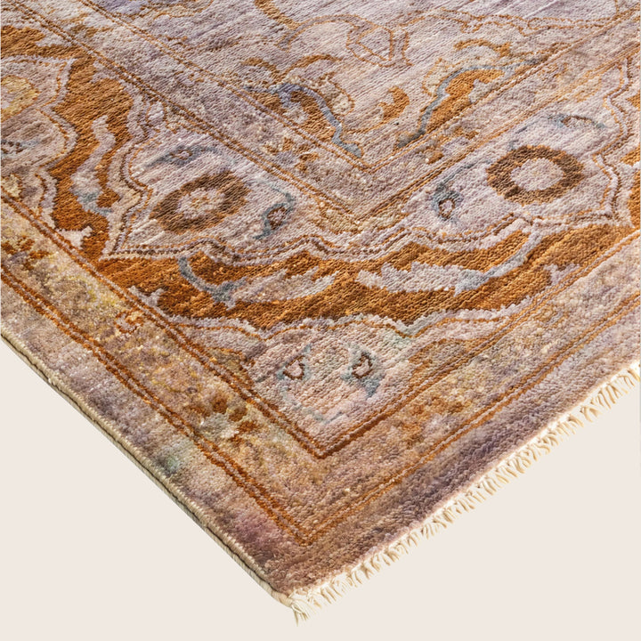 Grey Traditional Samsara Wool Rug - 6'1" x 9'2"