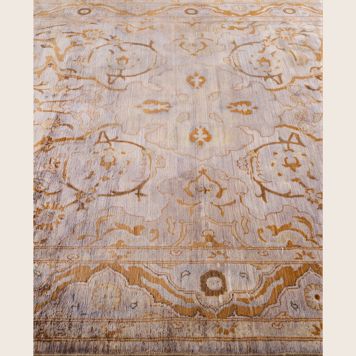 Grey Traditional Samsara Wool Rug - 6'1" x 9'2"