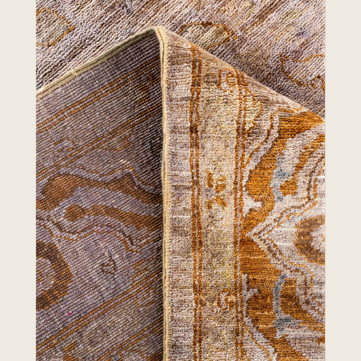 Grey Traditional Samsara Wool Rug - 6'1" x 9'2"