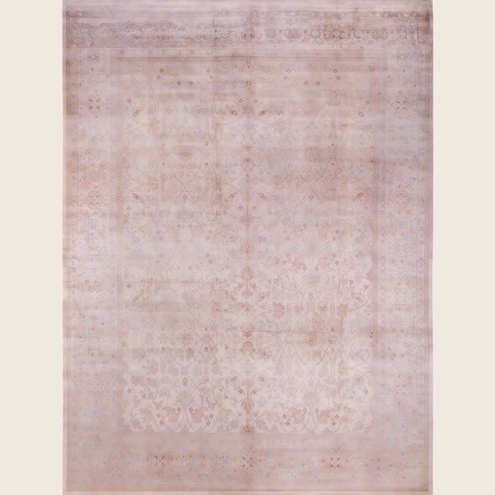 Grey Traditional Samsara Wool Rug - 6'1" x 9'2"