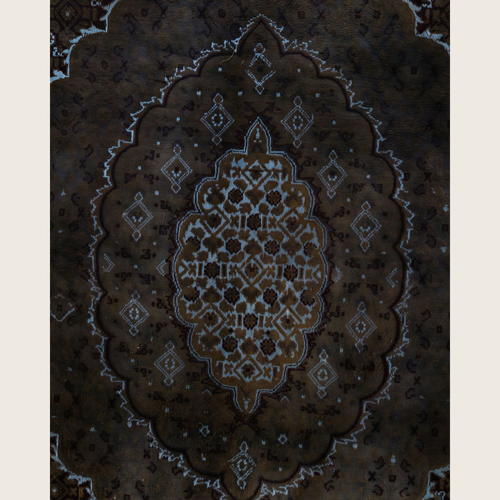 Brown Traditional Samsara Wool Rug - 6'5" x 10'