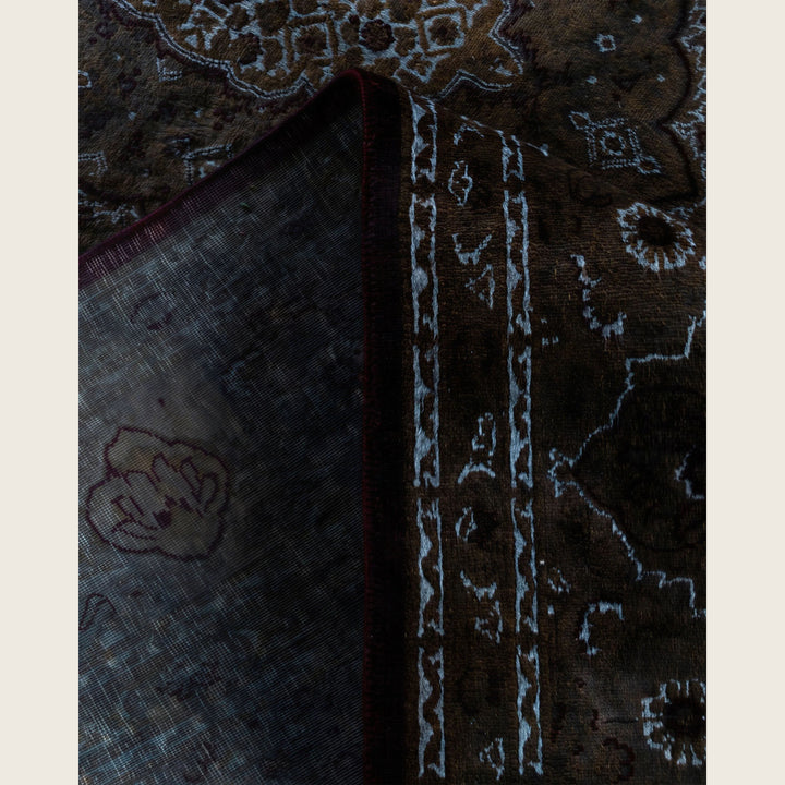 Brown Traditional Samsara Wool Rug - 6'5" x 10'