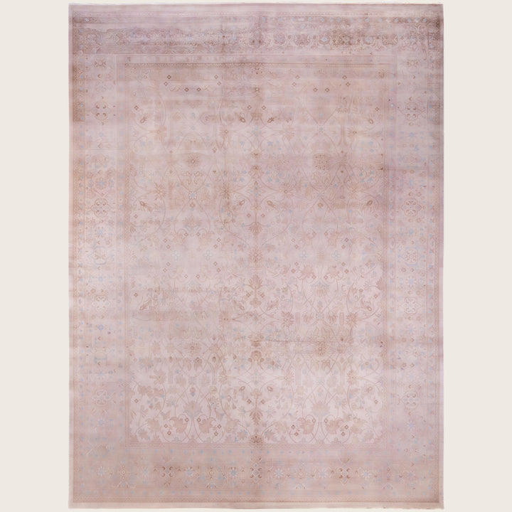 Beige Traditional Samsara Wool Rug - 8'11" x 11'9"