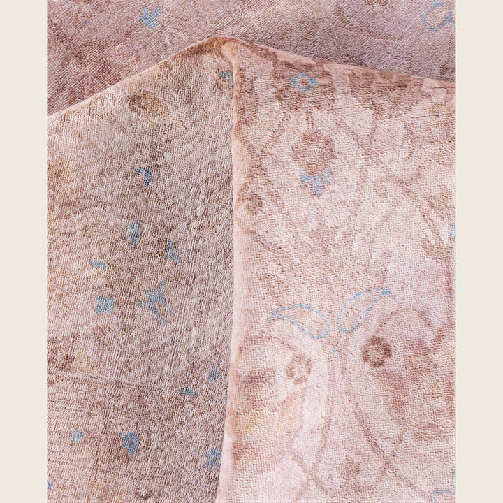 Beige Traditional Samsara Wool Rug - 8'11" x 11'9"