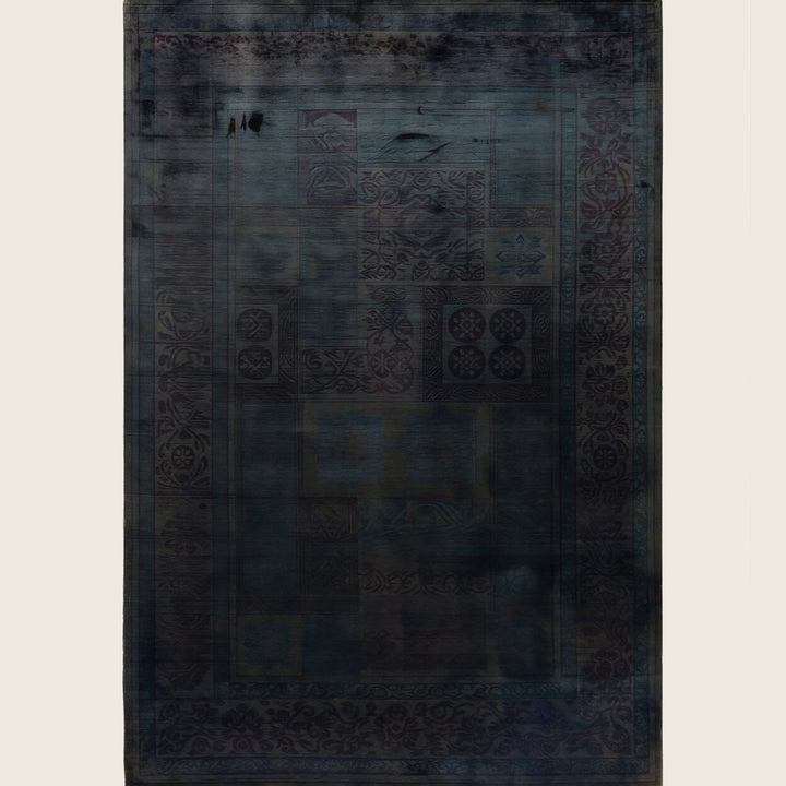 Brown Traditional Samsara Wool Rug - 5'2" x 7'7"