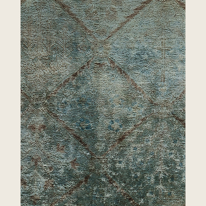 Grey Traditional Samsara Wool Rug - 6' x 8'10"