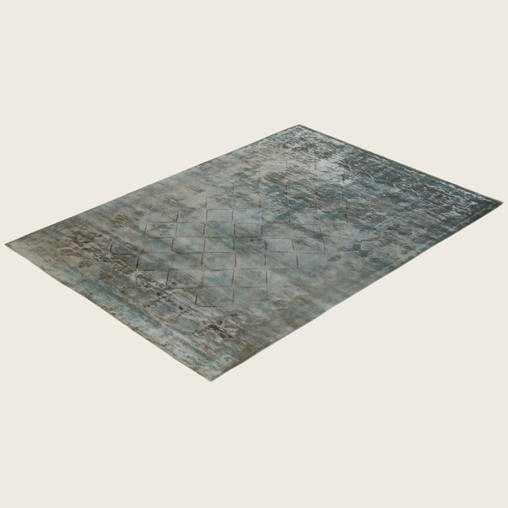 Grey Traditional Samsara Wool Rug - 6' x 8'10"