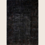 Black Traditional Samsara Wool Rug - 6' x 8'8"