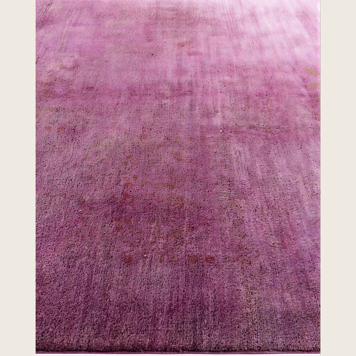 Pink Traditional Samsara Wool Rug - 6' x 8'10"
