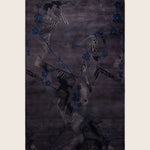 Charcoal Traditional Samsara Wool Rug - 6' x 8'10"