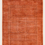 Pink Traditional Samsara Wool Rug - 6'2" x 8'4"