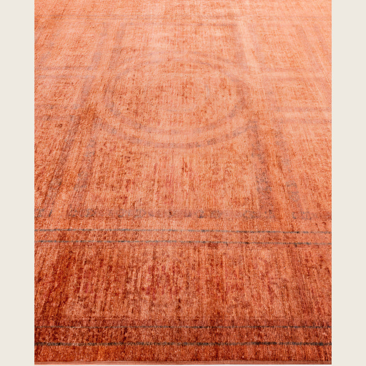 Pink Traditional Samsara Wool Rug - 6'2" x 8'4"