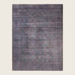 Grey Traditional Samsara Wool Rug - 9'1" x 11'9"