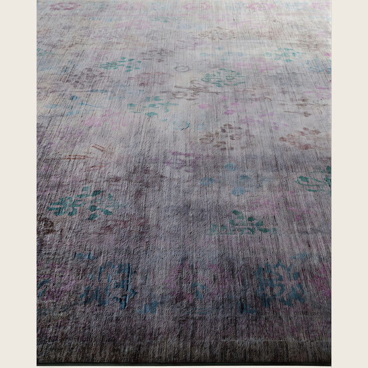 Grey Traditional Samsara Wool Rug - 9'1" x 11'9"
