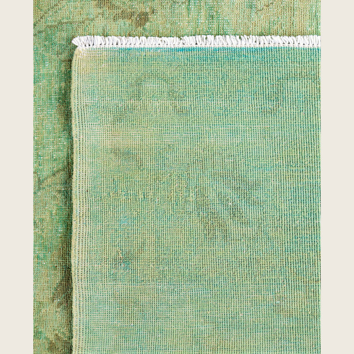 Green Traditional Samsara Wool Rug - 8'10" x 11'5"