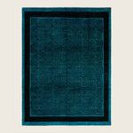 Blue Traditional Samsara Wool Rug - 7'10" x 10'1"