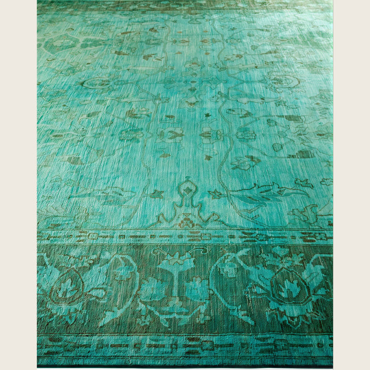 Blue Traditional Samsara Wool Rug - 12'1" x 14'9"