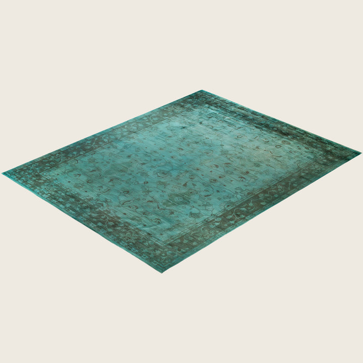 Blue Traditional Samsara Wool Rug - 12'1" x 14'9"
