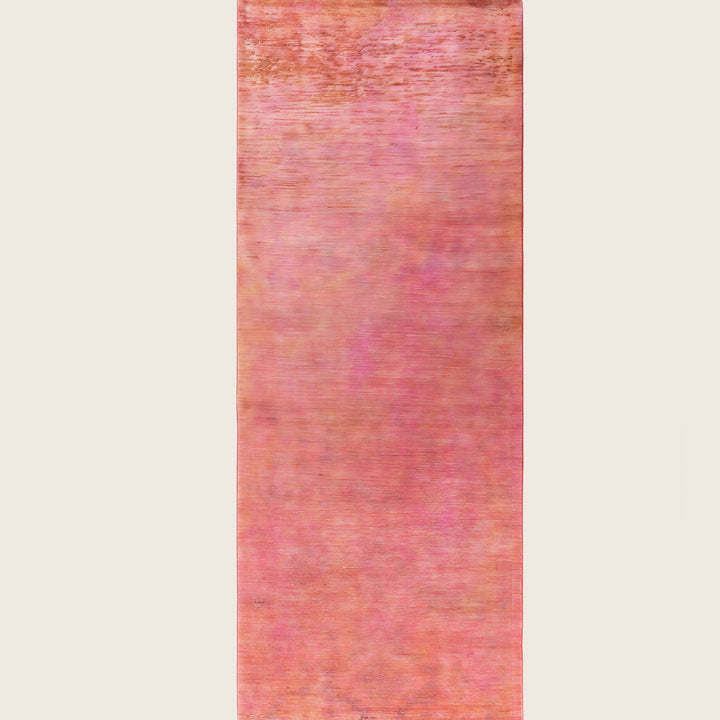 Pink Traditional Samsara Wool Runner - 4' x 10'4"