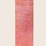 Pink Traditional Samsara Wool Runner - 4' x 10'4"