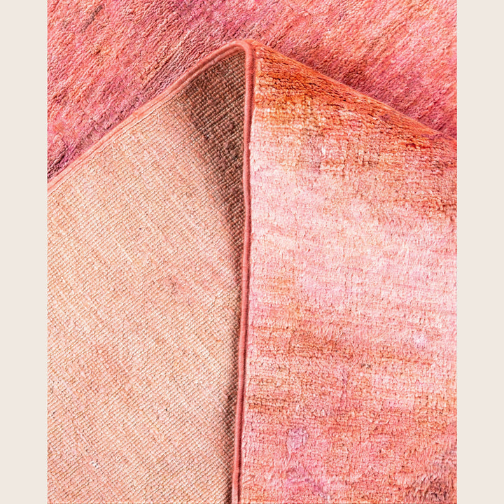 Pink Traditional Samsara Wool Runner - 4' x 10'4"