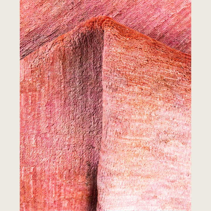 Pink Traditional Samsara Wool Runner - 4' x 10'4"