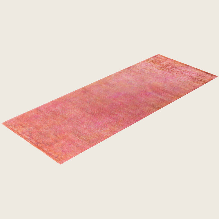Pink Traditional Samsara Wool Runner - 4' x 10'4"