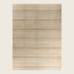 Beige Traditional Savannah Wool Rug - 9'3" x 12'3"