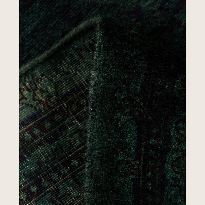 Green Traditional Samsara Wool Runner - 2'6" x 6'