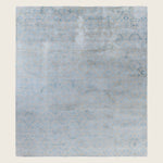 Beige Traditional Ikat Wool Rug - 9' x 10'2"